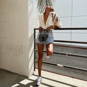 LF Carmar Denim Mini Skirt